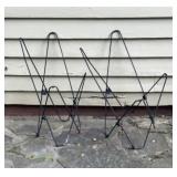 2 Vintage 1960ï¿½s/ 70ï¿½s Butterfly Chair Metal
