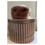 Vintage Betmar New York Paris Mink Fur Pillbox