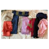 9 Vintage Designer Scarf Lot ï¿½ Vanessa Thai Silk,