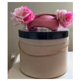 Vintage Jack McConnell Boutique Pink Pillbox Hat