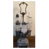 Antique UV Glow Victorian Silverplate