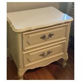 Vintage French Provincial Style 2 Drawer