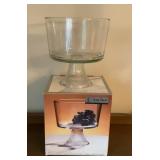 Anchor Hocking platinum collection 8in clear