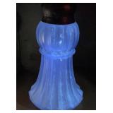 Vintage UV Glow Art Deco Glass Muffineer Sugar