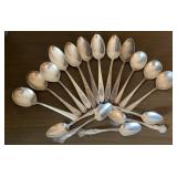 Vintage Silverplated Spoons, 6 Community plate