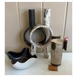 Charlotte Jones Original pottery vase, abstract