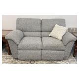 La-Z-Boy Gray Dual Reclining Loveseat Manual