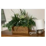 Artificial Floral Arrangement in Embossed Fruit