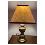 Traditional Brass Finish Accent Table Lamp with