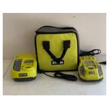 Ryobi P113 & P117 18V ONE+ Battery Chargers with