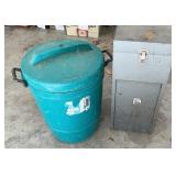 Gott Heavy-Duty Plastic Trash Can with Lid &