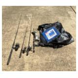 Fishing Gear Lot w/ Shakespeare Durango Rod,