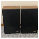 2 Vintage Fisher D-12 Three-Way Bookshelf