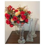 Vintage Glass Vases & Candlestick ï¿½ Profille