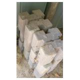6 Concrete Retaining Wall Landscape Blocks 8x8x6
