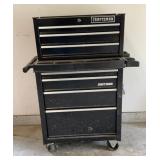 Craftsman tool chest on rolling cart, Top one