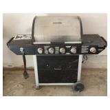Brinkmann 4-Burner Propane Gas Grill with Side