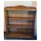 Traditional Wood Bookcase 37.5x11.25deepx