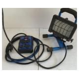 Kobalt Portable Work Light w/ Quad Outlet Power