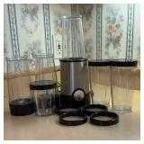 Cooks on the go cup blender with 6 cups, 3 lids,