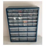 Hardware Parts Organizer Cabinet with Assorted