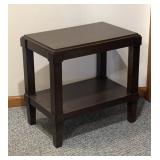 La-Z-Boy Chairside End Table with Shelf Dark Wood