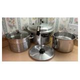 Vintage Maitreï¿½s 13 Qt Aluminum Pressure Cooker