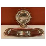 Vintage Silverplate Three-Tier Tidbit Server &