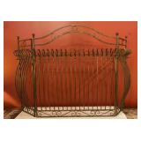 Vintage Wrought Iron Folding Fireplace Spark