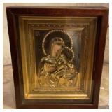 Our Lady of Jerusalem Mother of God Shadowbox