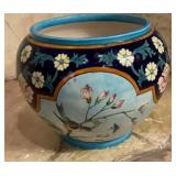 Vintage Hand-Painted Art Pottery Jardiniere
