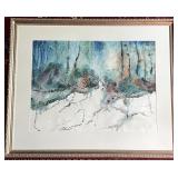 Bonnie McKay Original Watercolor, Wood Dancers,