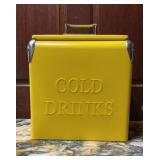 Permasteel Yellow -Cold Drinks- Retro Metal