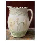 Vintage Art Pottery Dandelion Relief Water