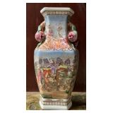 Vintage Hong Kong Hand-Decorated Oriental Scenic