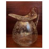 Cambridge Rose Point Crystal Doulton Pitcher No.