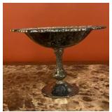 Vintage Oneida USA Silverplate Pedestal Compote