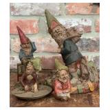 Vintage Tom Clark Cairn Studio Gnome Figurine Lot