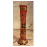 Vintage Bohemian Cranberry Ruby Glass Tall