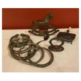 Lot of 10 Decorative Metal Household & Dï¿½cor