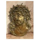 Vintage Brass Jesus Christ Crown of Thorns High