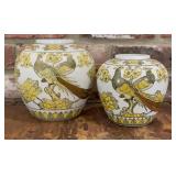 Gold Imari Hand-Painted Porcelain Pheasant &