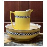 Crown Devon Fieldingï¿½s ASCOT Yellow Wash Basin