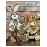 Easter Bunny Figurines & Rabbit Bank Spring D