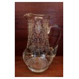Vintage Heisey Orchid Etched Glass Crystal