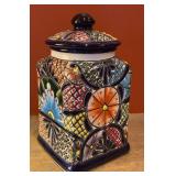 Large Hand Painted Mexican Talavera Pottery