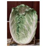 Fitz and Floyd Ironstone Green Cabbage Leaf