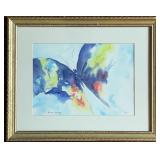 Jackie Guerin MSW Original Watercolor Butterfly