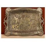 Arthur Court 1987 Cast Aluminum Elephant Safari