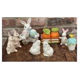 Easter Bunny Porcelain Salt & Pepper Shaker